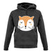 Smiley Face Mr Fox unisex hoodie