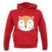 Smiley Face Mr Fox unisex hoodie