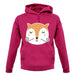 Smiley Face Mr Fox unisex hoodie