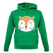 Smiley Face Mr Fox unisex hoodie