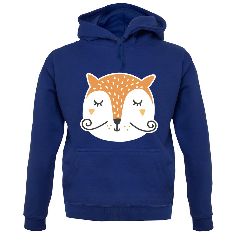 Smiley Face Mr Fox unisex hoodie