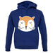 Smiley Face Mr Fox unisex hoodie