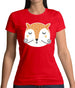 Smiley Face Mr Fox Womens T-Shirt