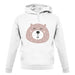 Smiley Face Bear unisex hoodie