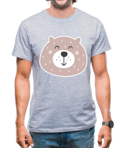 Smiley Face Bear Mens T-Shirt
