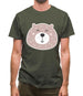 Smiley Face Bear Mens T-Shirt