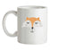 Smiley Face Mrs Fox Ceramic Mug