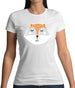 Smiley Face Mrs Fox Womens T-Shirt