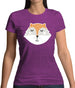 Smiley Face Mrs Fox Womens T-Shirt