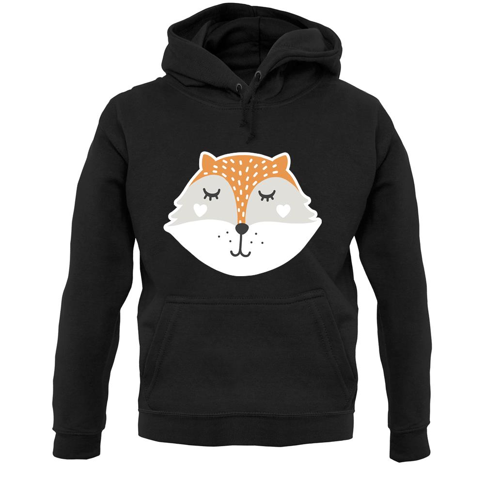 Smiley Face Mrs Fox Unisex Hoodie