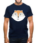 Smiley Face Mrs Fox Mens T-Shirt