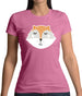 Smiley Face Mrs Fox Womens T-Shirt