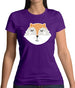 Smiley Face Mrs Fox Womens T-Shirt