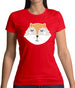 Smiley Face Mrs Fox Womens T-Shirt