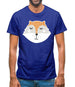 Smiley Face Mrs Fox Mens T-Shirt