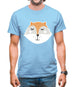 Smiley Face Mrs Fox Mens T-Shirt