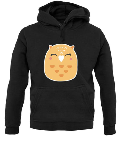Smiley Face Mrs Owl unisex hoodie