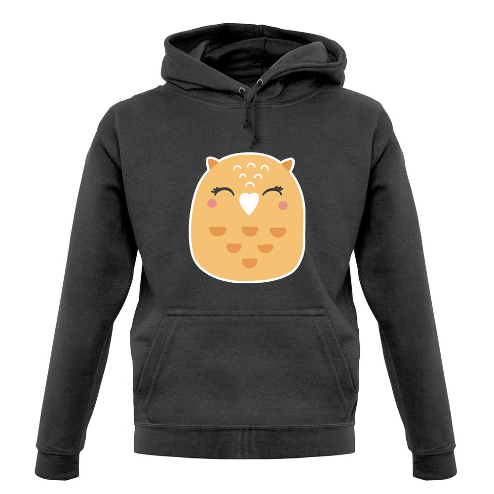 Smiley Face Mrs Owl unisex hoodie