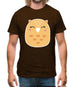 Smiley Face Mrs Owl Mens T-Shirt