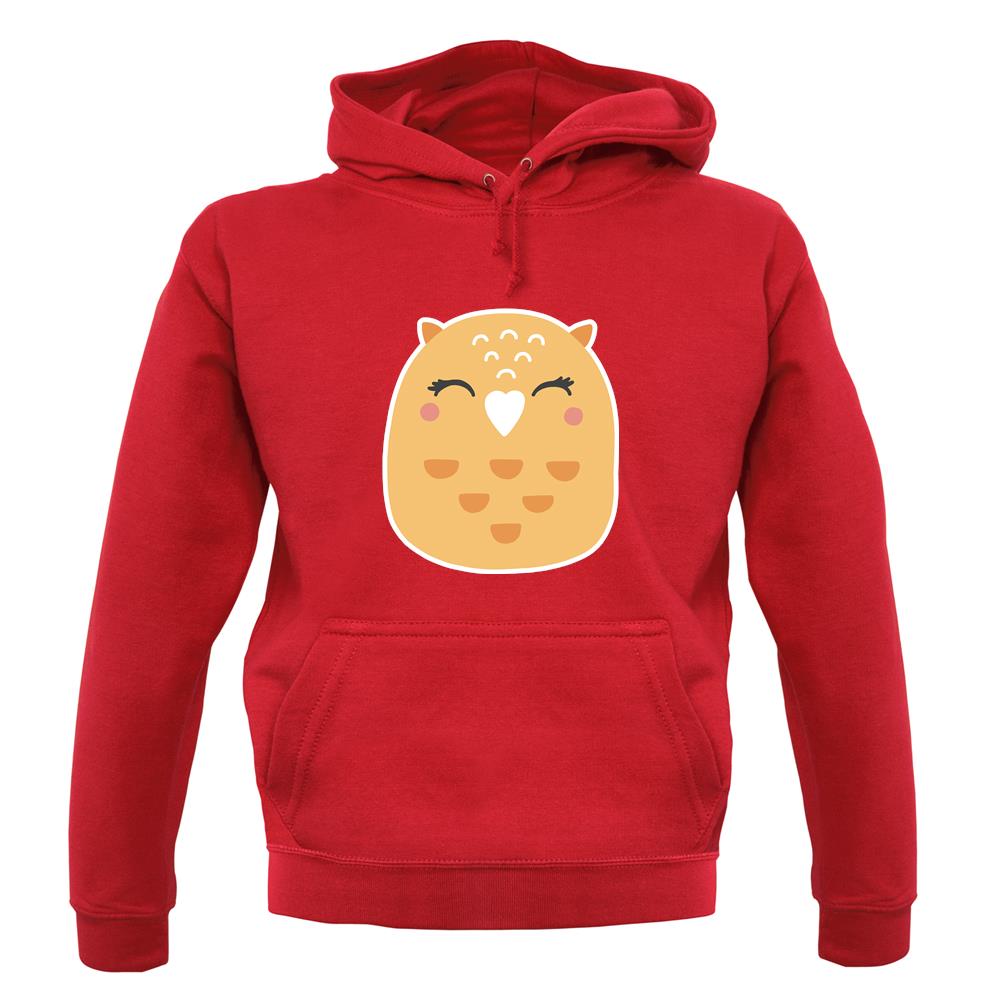 Smiley Face Mrs Owl unisex hoodie