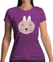 Smiley Face Mrs Rabbit Womens T-Shirt