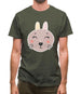 Smiley Face Mrs Rabbit Mens T-Shirt