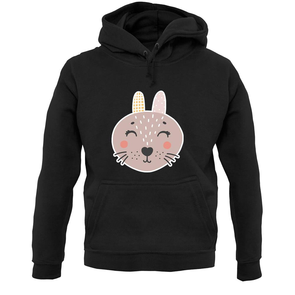 Smiley Face Mrs Rabbit Unisex Hoodie