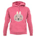 Smiley Face Mrs Rabbit unisex hoodie