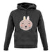 Smiley Face Mrs Rabbit unisex hoodie