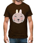 Smiley Face Mrs Rabbit Mens T-Shirt