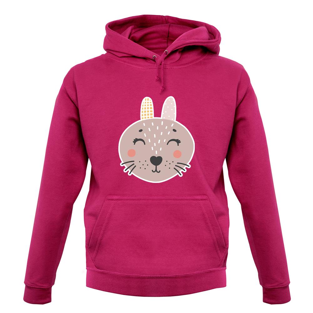 Smiley Face Mrs Rabbit unisex hoodie