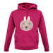 Smiley Face Mrs Rabbit unisex hoodie