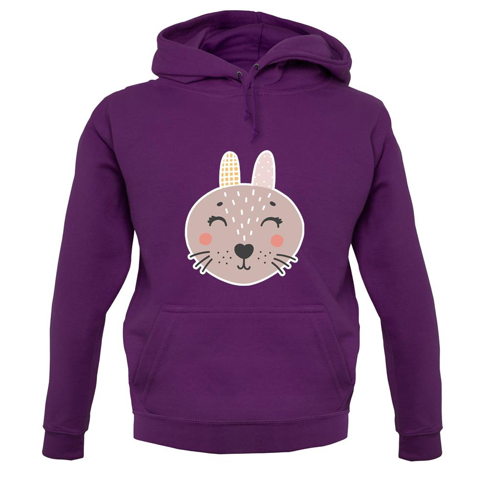 Smiley Face Mrs Rabbit unisex hoodie