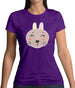 Smiley Face Mrs Rabbit Womens T-Shirt