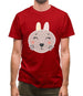 Smiley Face Mrs Rabbit Mens T-Shirt