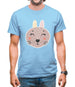 Smiley Face Mrs Rabbit Mens T-Shirt