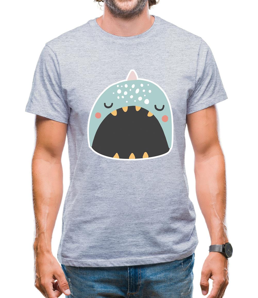 Smiley Face Narwhal Mens T-Shirt