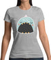 Smiley Face Narwhal Womens T-Shirt