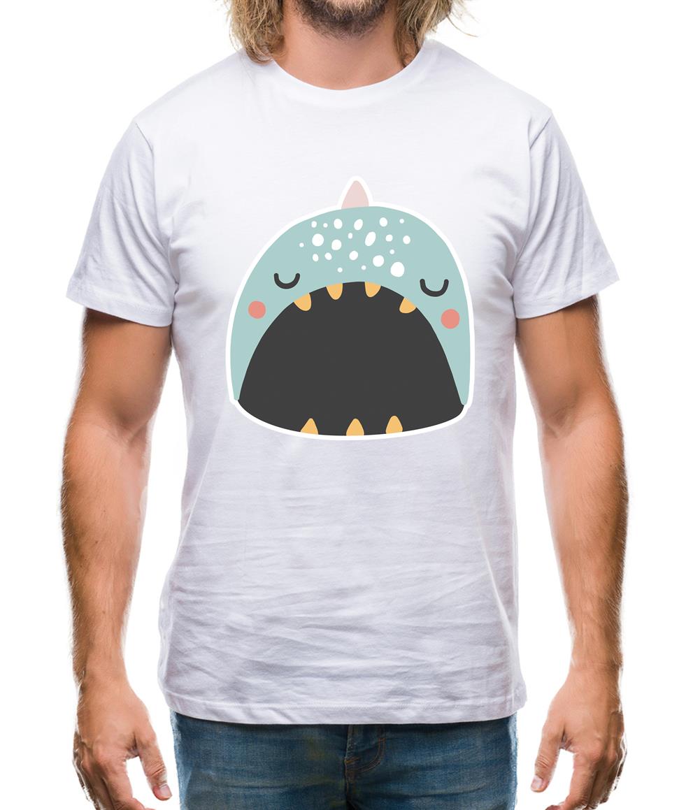 Smiley Face Narwhal Mens T-Shirt