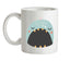 Smiley Face Narwhal Ceramic Mug