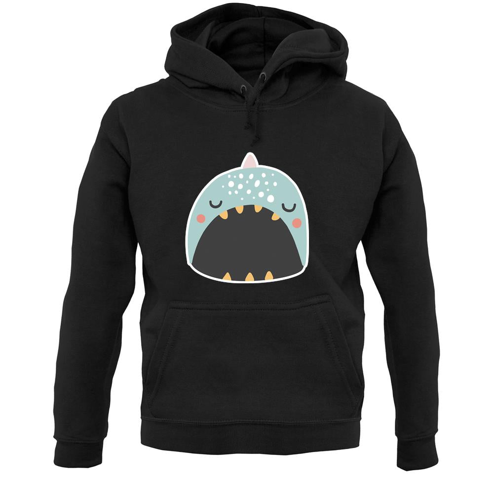 Smiley Face Narwhal Unisex Hoodie