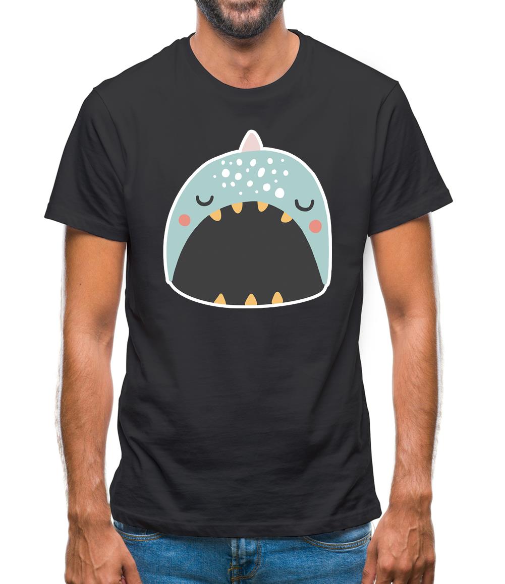 Smiley Face Narwhal Mens T-Shirt