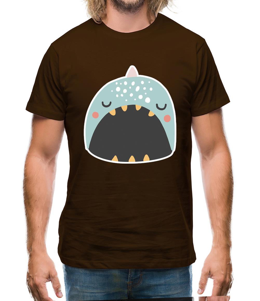 Smiley Face Narwhal Mens T-Shirt