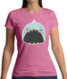 Smiley Face Narwhal Womens T-Shirt