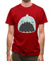 Smiley Face Narwhal Mens T-Shirt