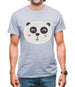 Smiley Face Panda Mens T-Shirt