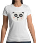 Smiley Face Panda Womens T-Shirt