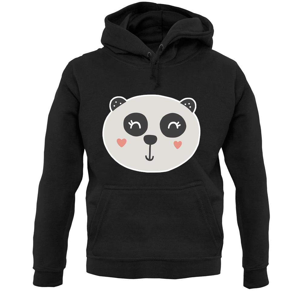 Smiley Face Panda Unisex Hoodie