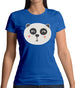 Smiley Face Panda Womens T-Shirt