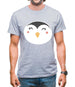 Smiley Face Penguin Mens T-Shirt